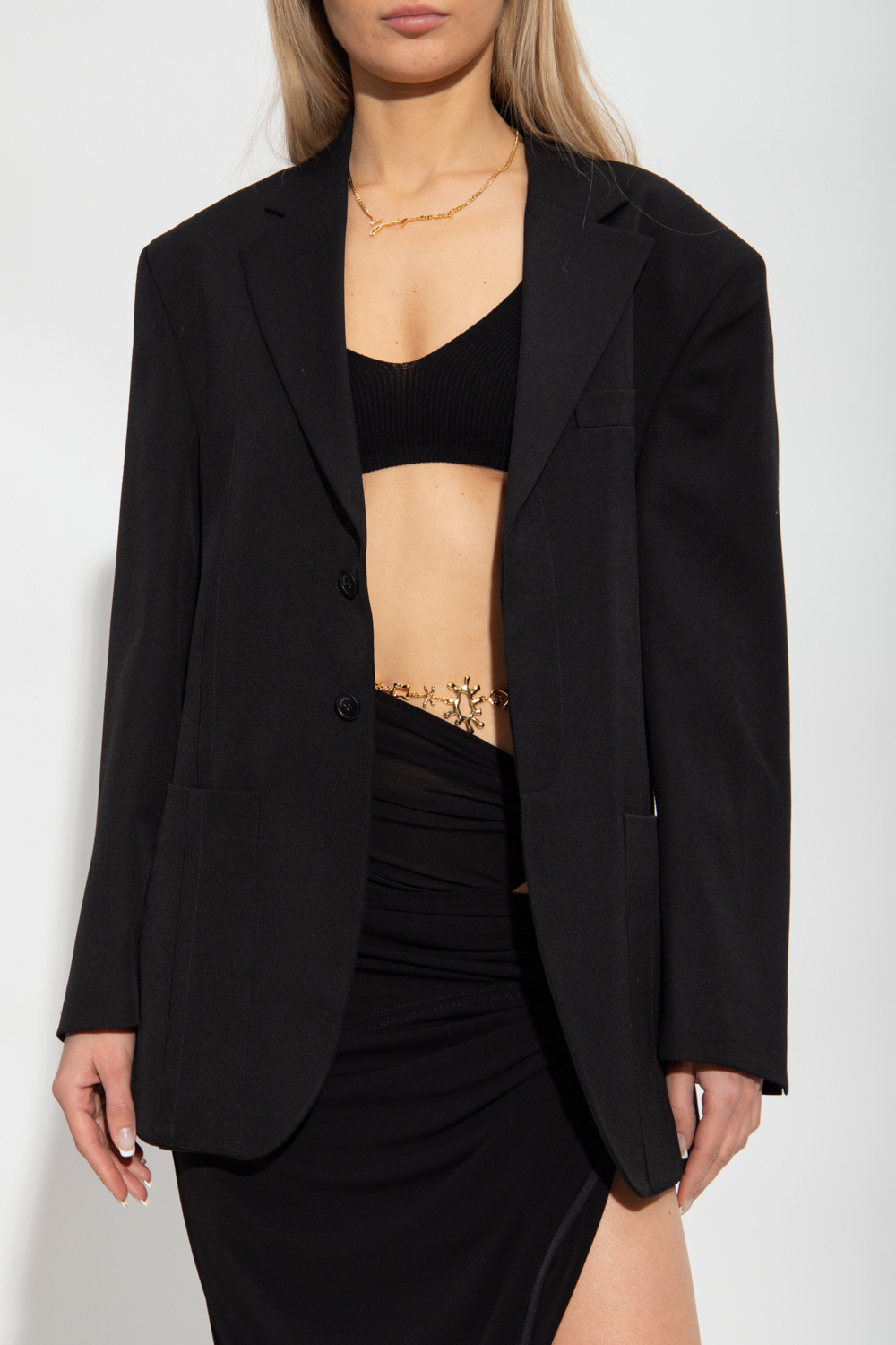 Black Single - SchaferandweinerShops Japan - breasted blazer